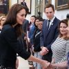 Kate Middleton, à l'ambassade des Etats-Unis, à Londres, pour signer le livre de condoléances en hommages aux victimes de l'attentat d'Orlando, le 13 juin 2016.