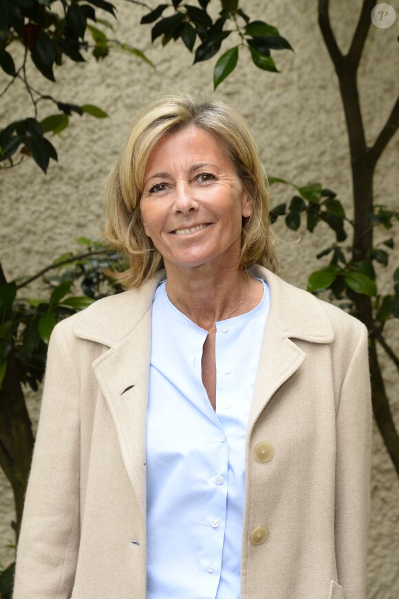 Claire Chazal à la conférence de presse de la Flamme Marie Claire à l'hôtel Marois dans les salons France-Amériques à Paris le 14 juin 2016. © Coadic Guirec / Bestimage
