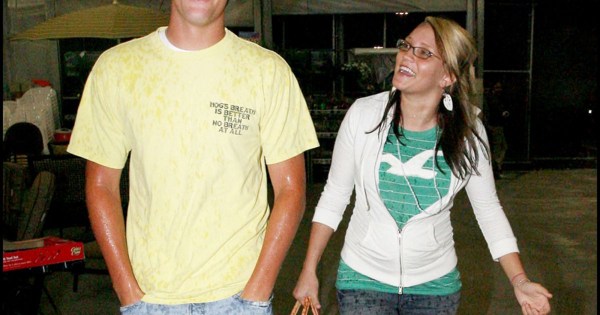Exclusif Jamie Lynn Spears enceinte et son ami Casey Aldridge à Beverly Hills, le 17 juin 2007