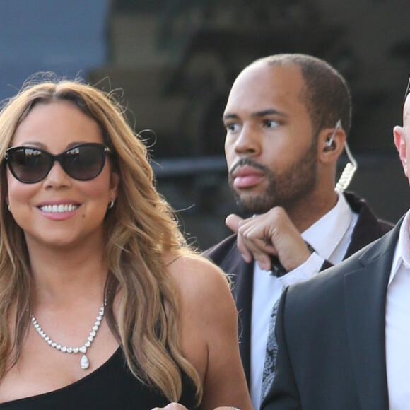 Mariah Carey arrive à l'émission "Jimmy kimmel Live" à Los Angeles le 1er juin 2016.