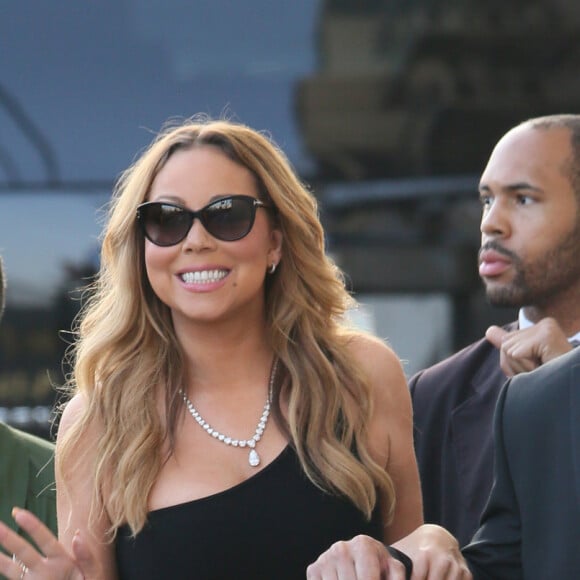 Mariah Carey arrive à l'émission "Jimmy kimmel Live" à Los Angeles le 1er juin 2016.