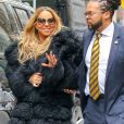Mariah Carey participe à l'émission 'Access Hollywood' à New York, le 16 mai 2016