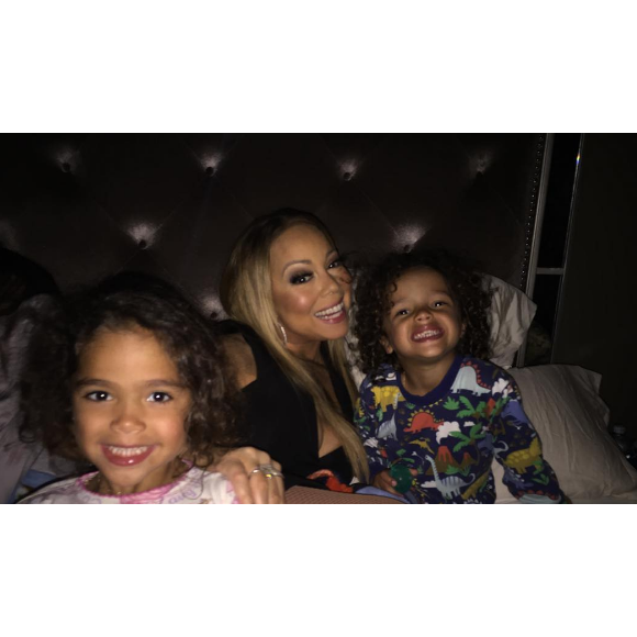 Mariah Carey a publié une photo d'elle et ses enfants, Monroe et Moroccan sur sa page Instagram au mois de juin 2016