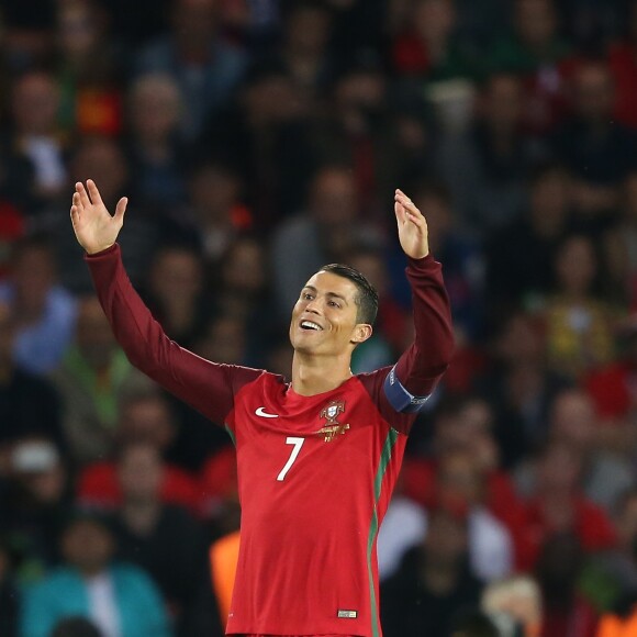Cristiano Ronaldo lors du match Portugal - Autriche au Parc des Princes. Paris, le 18 juin 2016. © Cyril Moreau/Bestimage