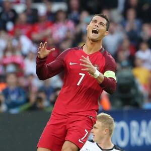Cristiano Ronaldo lors du match Portugal - Autriche au Parc des Princes. Paris, le 18 juin 2016. © Cyril Moreau/Bestimage