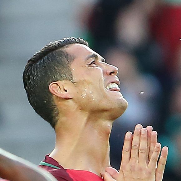 Cristiano Ronaldo lors du match Portugal - Autriche au Parc des Princes. Paris, le 18 juin 2016. © Cyril Moreau/Bestimage