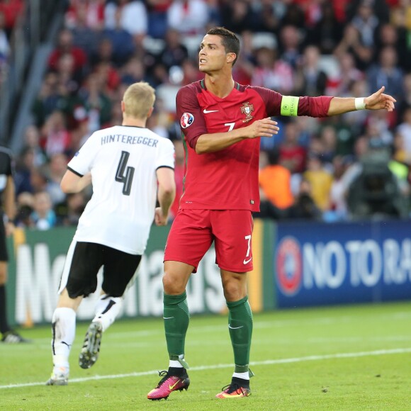Cristiano Ronaldo lors du match Portugal - Autriche au Parc des Princes. Paris, le 18 juin 2016. © Cyril Moreau/Bestimage