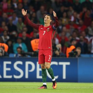 CR7 à la peine ! Cristiano Ronaldo lors du match Portugal - Autriche au Parc des Princes. Paris, le 18 juin 2016. © Cyril Moreau/Bestimage