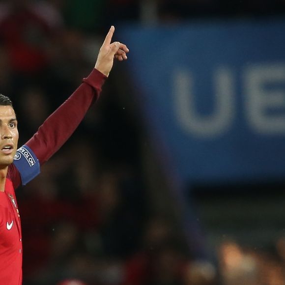 Cristiano Ronaldo lors du match Portugal - Autriche au Parc des Princes. Paris, le 18 juin 2016. © Cyril Moreau/Bestimage