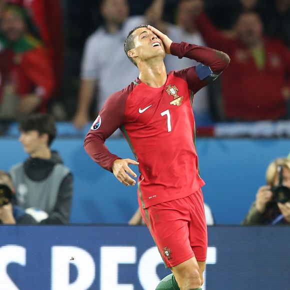 Cristiano Ronaldo lors du match Portugal - Autriche au Parc des Princes. Paris, le 18 juin 2016. © Cyril Moreau/Bestimage