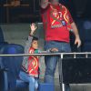 La famille de Cristiano Ronaldo (son fils Cristiano Ronaldo Jr., ses 2 soeurs Katia et Elma Aveiro, et sa mère Dolores Aveiro) assiste au match Portugal - Autriche au Parc des Princes. Paris, le 18 juin 2016. © Cyril Moreau/Bestimage