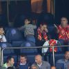 La famille de Cristiano Ronaldo (son fils Cristiano Ronaldo Jr., ses 2 soeurs Katia et Elma Aveiro, et sa mère Dolores Aveiro) assiste au match Portugal - Autriche au Parc des Princes. Paris, le 18 juin 2016. © Cyril Moreau/Bestimage