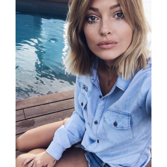 Caroline Receveur, sublime à Barcelone. Juin 2016.