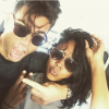 Nehuda et Ricardo ("Les Anges 8") amoureux. Juin 2016.