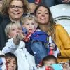 Camille Sold (la compagne Morgan Schneiderlin) assiste au match de l'UEFA Euro 2016 France-Suisse au Stade Pierre-Mauroy à Lille, le 19 juin 2016. © Cyril Moreau/Bestimage
