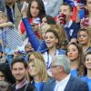 Isabelle Matuidi au match d'ouverture de l'Euro 2016, France-Roumanie au Stade de France, le 10 juin 2016. © Cyril Moreau