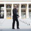 David Beckham lors du défilé Louis Vuitton au Palais-Royal à Paris le 23 juin 2016. © Olivier Borde / Bestimage