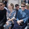 David Beckham, Kate Moss et Nikolai Von Bismarck assistent au défilé de mode Louis Vuitton au Palais-Royal. Paris, le 23 juin 2016. © Olivier Borde / Bestimage