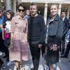 Farida Khelfa, David Beckham et Kate Moss assistent au défilé de mode Louis Vuitton au Palais-Royal. Paris, le 23 juin 2016. © Olivier Borde / Bestimage
