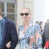 Kate Moss et son compagnon le comte Nikolai Von Bismarck quittent le Palais-Royal à l'issue du défilé Louis Vuitton à Paris le 23 juin 2017. © CVS - Veeren / Bestimage