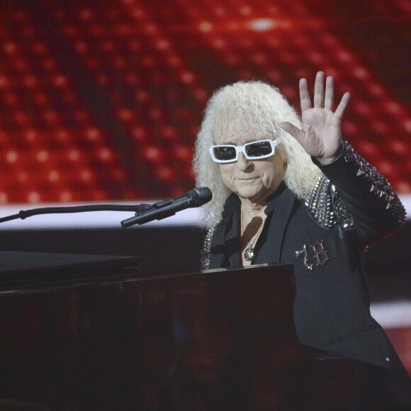 Michel Polnareff - Plateau de la finale de l'émission "The Voice" à Paris. Le 14 mai 2016 © Coadic Guirec / Bestimage