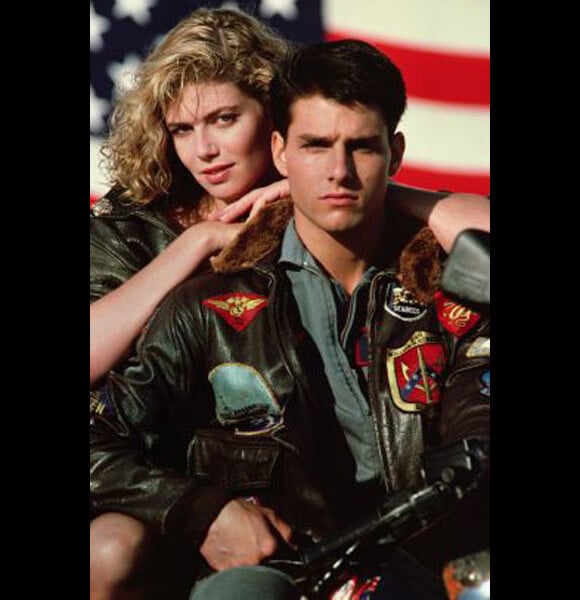 Kelly McGillis avec Tom Cruise dans "Top Gun"