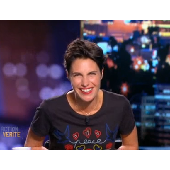 Alessandra Sublet dans Action ou vérité sur TF1, le 24 juin 2016.
