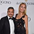 Richard Virenque et sa compagne Marie-Laure à la soirée de Grisogono à l'hôtel Eden Roc au Cap d'Antibes lors du 68 ème Festival du film de Cannes à Cannes le 19 mai 2015.