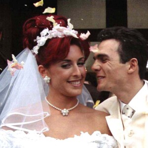 Mariage de Richrd Virenque et Stéphanie en 1997.