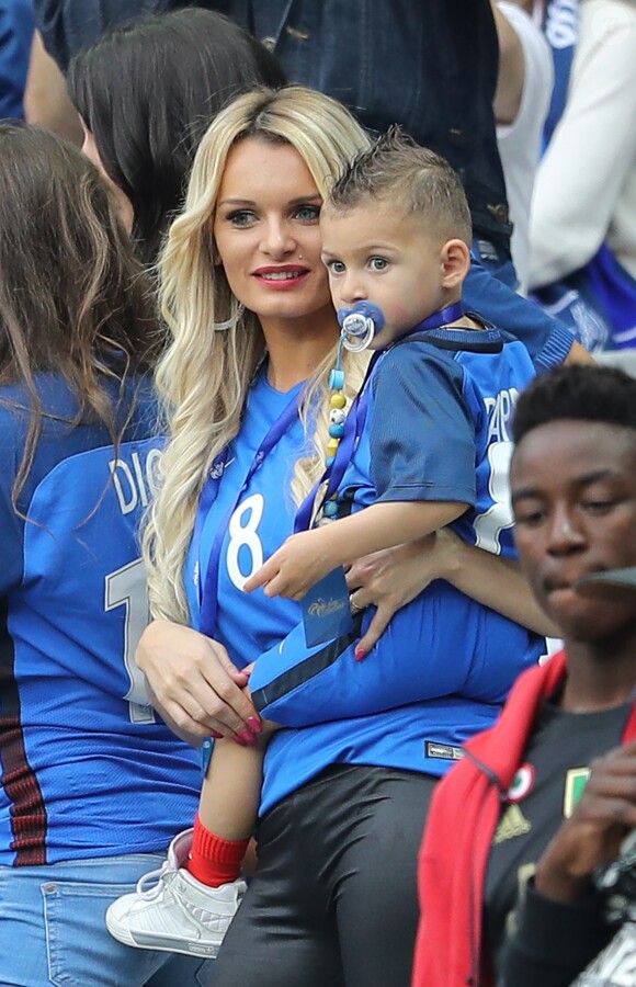 Ludivine Payet au match d'ouverture de l'Euro 2016, France-Roumanie au Stade de France, le 10 juin 2016. © Cyril Moreau/Bestimage10/06/2016 - Saint-Denis