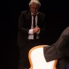 Michel Boujenah, Guy Bedos & Jean-Paul Belmondo - "La fête à Guy Bedos" - Soirée d'hommage à Guy Bedos, au Théâtre 140, à Bruxelles le 18 juin 2016