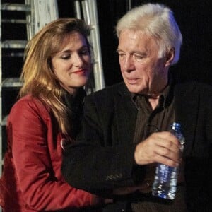 Guy Bedos et sa fille Victoria - "La fête à Guy Bedos" - Soirée d'hommage à Guy Bedos, au Théâtre 140, à Bruxelles le 18 juin 2016