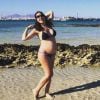 Daniela Martins enceinte, en bikini, sur Instagram
