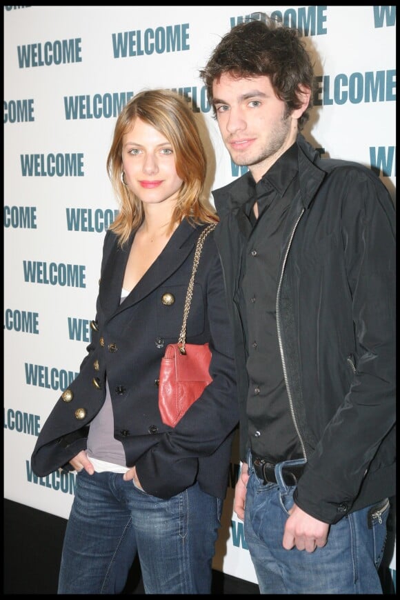 Mélanie Laurent et son frère Mathieu - Avant-première du film Welcome à Paris en 2009