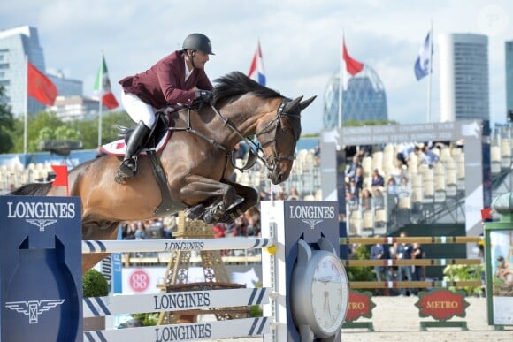 Bassem Mohammed sur The Toymaker - Prix Oddo - Longines Paris Eiffel Jumping à la plaine de Jeux de Bagatelle à Paris, le 1er juillet 2016. © Borde-Veeren/Bestimage