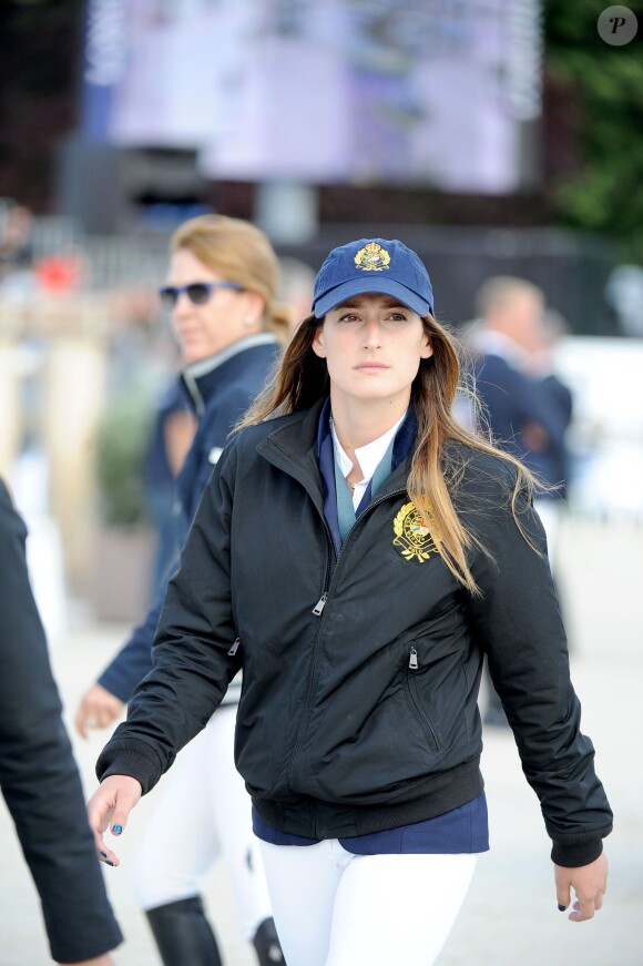 Jessica Springsteen - Reconnaissance du Prix Longines Champions Tour Grand Prix of Paris - Longines Paris Eiffel Jumping au Bois de Boulogne à la plaine de Jeux de Bagatelle à Paris, le 2 juillet 2016. © Pierre Perusseau/Bestimage