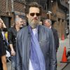 Jim Carrey à l'émission "Late Show With David Letterman" à New York, le 20 mai 2015