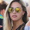 Sophia, 19 ans - Sylvester Stallone et sa femme Jennifer Flavin arrivent à l'aéroport de Nice avec leurs filles Sophia Rose, Sistine Rose et Scarlet Rose le 5 juillet 2016.