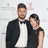 Olivier Giroud et sa femme Jennifer enceinte à la 6ème édition de la soirée de gala de "The Global Gift" à l'hôtel Four Seasons à Londres, le 30 novembre 2015. 30 November 2015.