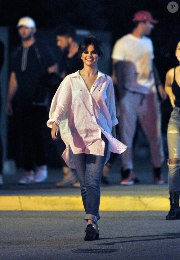 Exclusif - Selena Gomez à la sortie de son concert au Bridgestone Arena à Nashville, le 21 juin 2016.