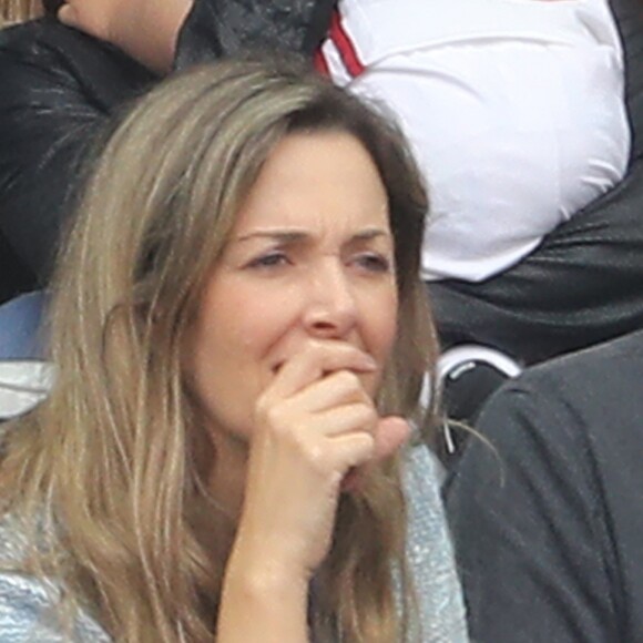 Shakira (compagne Gerard Piqué), son fils Sasha lors des 8ème de finale de l'UEFA Euro 2016 Italie-Espagne au Stade de France à Saint-Denis, France, le 27 juin 2016. © Cyril Moreau/Bestimage