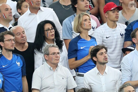 Yamina Benguigui, Sylvie Tellier - People assistent à la demi-finale de l'Euro 2016 Allemagne-France au stade Vélodrome à Marseille, France, le 7 juillet 2016. © Cyril Moreau/Bestimage