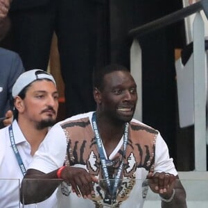 Omar Sy - People assistent à la demi-finale de l'Euro 2016 Allemagne-France au stade Vélodrome à Marseille, France, le 7 juillet 2016. © Cyril Moreau/Bestimage