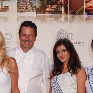 Exclusif - Christophe Leroy et sa femme Fabienne, Victoria Silvstedt, Miss Univers Croatie et Miss Univers Slovénie - 21ème soirée blanche de Christophe Leroy aux Moulins de Ramatuelle le 8 juillet 2016. Quarante photographies du célèbre David Hamilton sont exposées aux Moulins de Ramatuelle. Elles seront visibles jusqu'au 15 septembre 2016. © Rachid Bellak / Philippe Doignon / LMS / Bestimage
