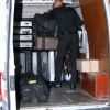 Exclusif - Nelson et Eddy, les jumeaux de Céline Dion, quittent l'hôtel Royal Monceau avec leurs valises et se rendent à l'aéroport de Roissy Charles-de-Gaulle le 9 juillet 2016.