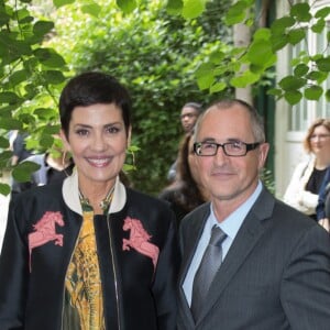 Exclusif - Cristina Cordula et Alcino Ribeiro (directeur de Air Europa) - Conférence de presse pour les 15 ans du Festival Culturel Brésilien "Lavage de la Madeleine" à Paris le 4 juillet 2016. © Joséphine Royer / Bestimage