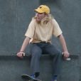 Rocco Ritchie (fils de Madonna) fait du skateboard à Turin en Italie le 18 novembre 2015