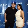Rob Kardashian et sa fiancée Blac Chyna enceinte au Memorial Day Weekend du Sky Beach Club à Las Vegas, le 28 mai 2016.