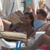 Sylvie Meis se baigne à Saint-Tropez le 5 juillet 2016.