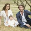Le prince Felix et la princesse Claire de Luxembourg, ici photographiés avec leur fille la princesse Amalia en 2015, attendent leur deuxième enfant pour l'automne 2016. © Cour grand-ducale de Luxembourg / Olivier Polet / Tous droits réservés